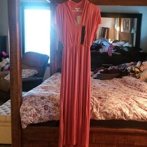 Lucky Brand Knit Jersey Kaftan Dress
